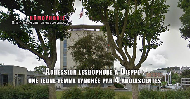 Agression lesbophobe à Dieppe : une jeune femme lynchée par 4 adolescentes !