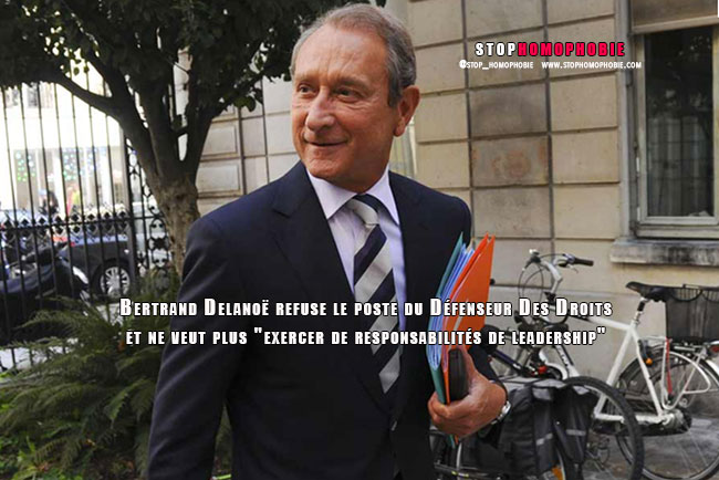 Bertrand Delanoë refuse le poste du Défenseur Des Droits et ne veut plus "exercer de responsabilités de leadership"