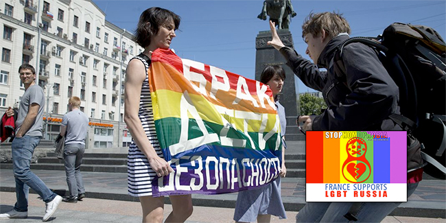 Deux femmes arrêtées à Moscou lors d'une manifestation de soutien aux homosexuels