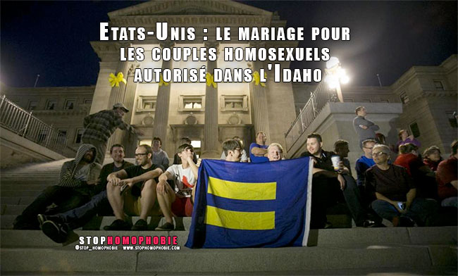 Etats-Unis : le mariage pour les couples homosexuels autorisé dans l'Idaho