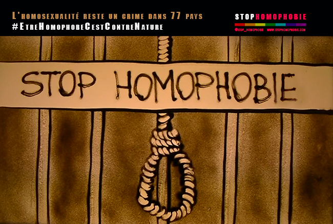 #EtreHomophobeCestContreNature : L'homosexualité reste un crime dans 77 pays