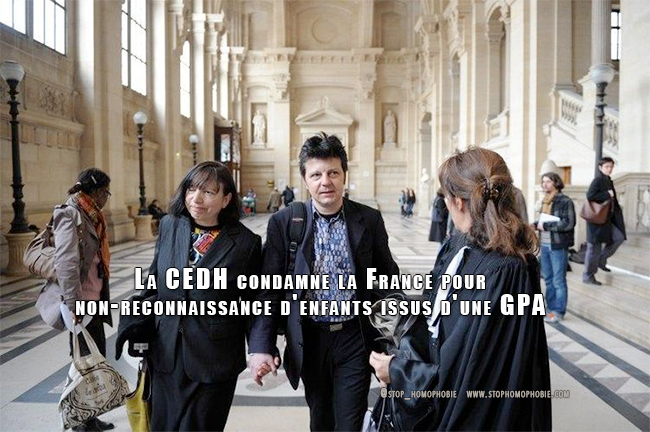 La CEDH condamne la France pour non-reconnaissance d'enfants issus d'une GPA