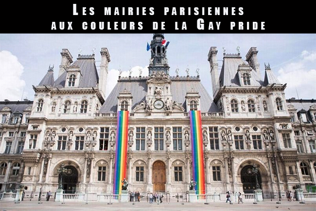 Les mairies parisiennes aux couleurs de la Marche des Fiertés