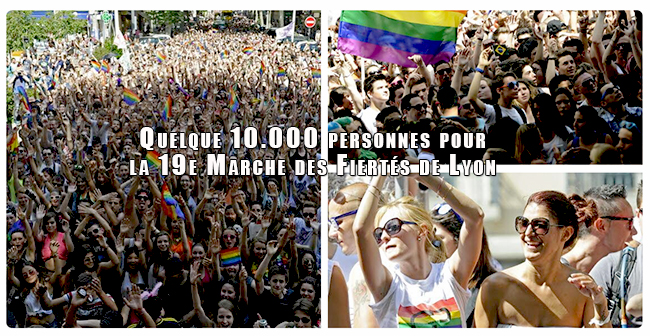 Quelque 10.000 personnes pour la 19e Marche des Fiertés de Lyon appelant à respecter «le droit à disposer de son corps»