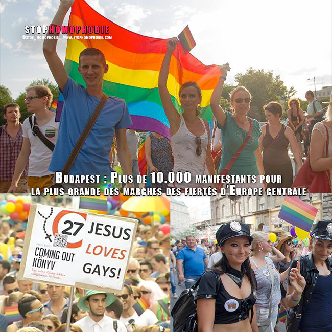 Vidéo. Plusieurs milliers de personnes pour une "Gay Pride" mobilisatrice et festive à #Budapest
