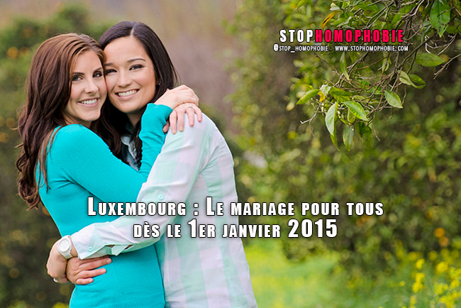 Luxembourg : Le mariage pour tous dès le 1er janvier 2015