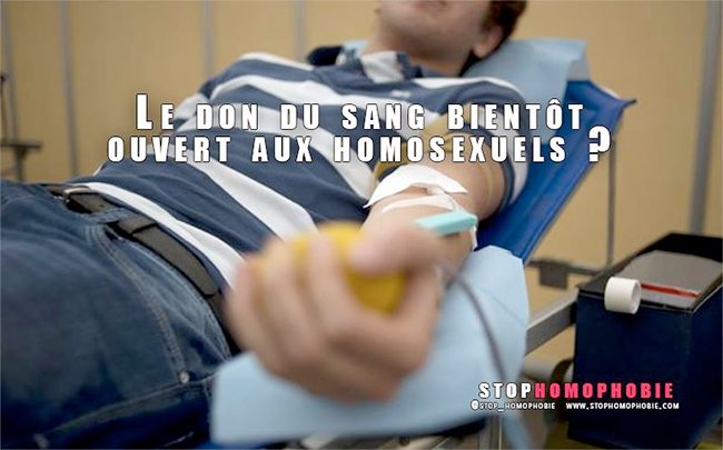 SANTÉ - Le don du sang bientôt ouvert aux homosexuels ?