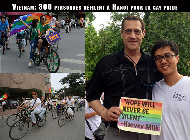 Fiertés LGBT : Quelque 300 personnes à Hanoï à l'occasion de la troisième édition de la "Viet Pride" 