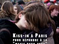 Kiss-in Paris contre l'homophobie ce 6oct : Ne laissons pas la rue à la Manif pour tous