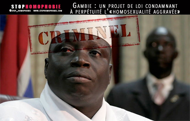 Gambie : Un projet de loi condamnant à perpétuité l'«homosexualité aggravée»