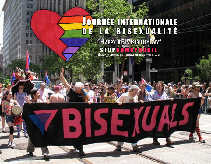 23 septembre : Journée internationale de la bisexualité "Happy #BiVisibilityDay"  