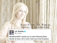 Harry Potter : Quand J.K. Rowling rhabille un fan homophobe