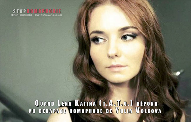 Quand Lena Katina (t.A.T.u.) répond au dérapage homophobe de Yulia Volkova 