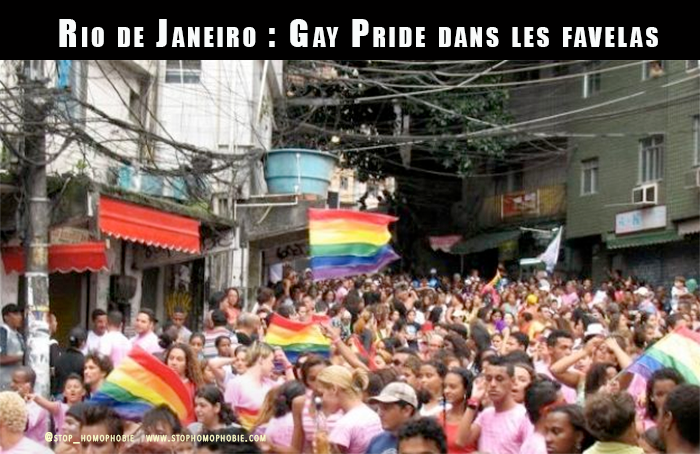 Rio de Janeiro : Une Gay Pride dans le complexe de favelas de la Mare