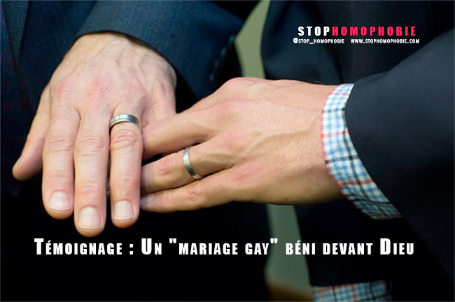 Témoignage : Un "mariage gay" béni devant Dieu :)