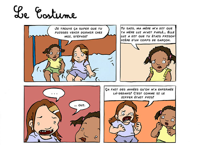Sensibilisation ludique : Un webcomic à propos d'une fillette assignée garçon à la naissance