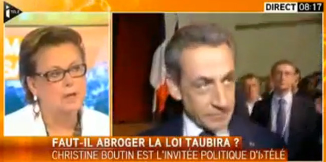 Vidéo. Orgueil et coup de pression : Boutin demande à Sarkozy de trancher "Je veux abroger la loi Taubira" 