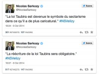 Loi Taubira : Quand Nicolas Sarkozy qualifie la manif pour tous de "sectarisme dans ce qu'il a de plus caricatural" 