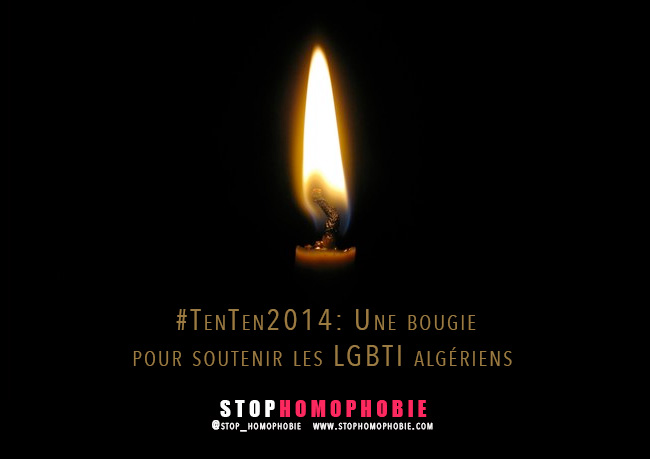 #TenTen 2014: Une bougie pour soutenir les LGBTI algériens 