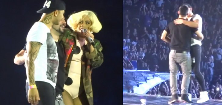 Manchester : Quand un fan de Lady Gaga demande son petit-ami en mariage sur la scène du "Artpop Ball"