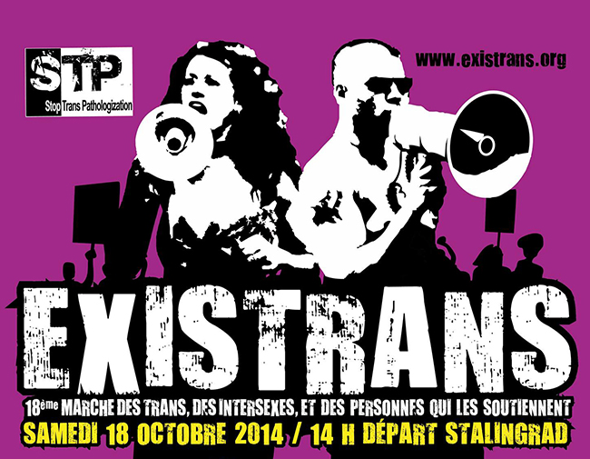 Dix-huitième édition de l’Existrans : Pour le respect des droits humains des personnes trans et Intersexes