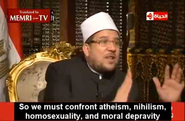 Vidéo. Quand le ministre égyptien des "biens religieux" accuse Israël de promouvoir l’athéisme et l’homosexualité
