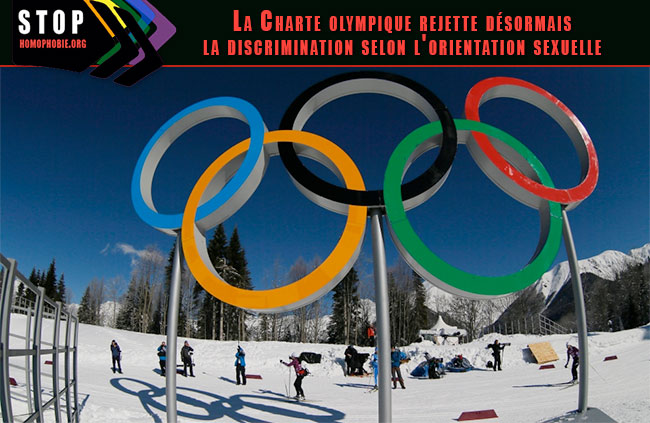 Fin de la discrimination liée à l'orientation sexuelle dans la Charte Olympique : les pays "voyous", bannies des Jeux
