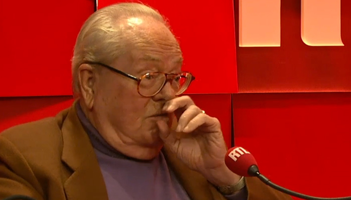 Sur RTL, Jean-Marie Le Pen revient sur la présence d'homosexuels au FN