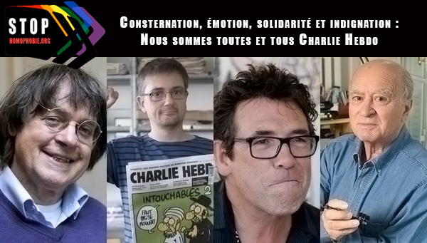 Consternation, émotion, solidarité et indignation : Nous sommes toutes et tous Charlie Hebdo