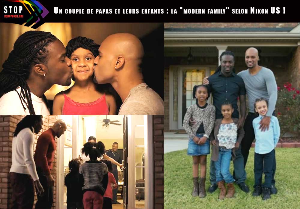 Vidéo. Un couple gay et leurs enfants : la "modern family" selon Nikon US !