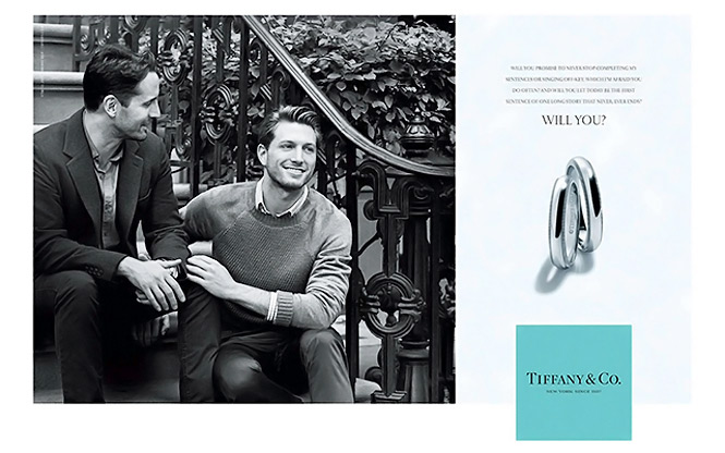 Will you ? La nouvelle campagne très friendly de Tiffany & Co : le joaillier qui milite pour l'égalité