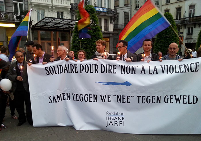 Belgique : Plus d'une centaine de personnes ont marché contre les violences homophobes