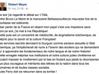 Un militant UMP suspendu après des propos odieux concernant Madame Najat Vallaud-Belkacem​