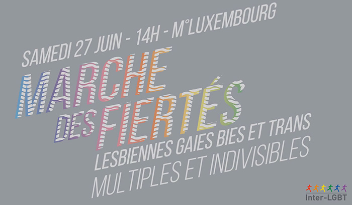 A l'approche de la Marche Des Fiertés 2015, l'Inter-LGBT précise ses revendications