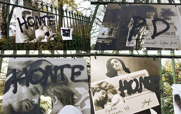 Homophobie : l'exposition photographique d'Olivier Ciappa "Les couples de la République" vandalisée à Toulouse