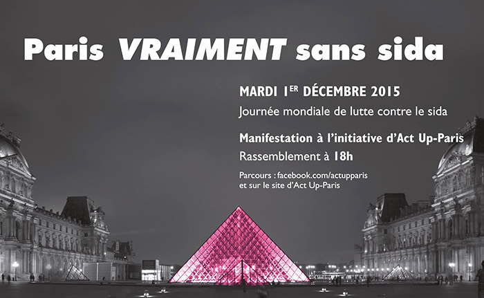 Solidarité : Act Up-Paris appelle à un rassemblement pour la "Journée mondiale de lutte contre le sida"