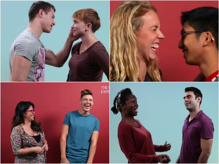 Expérience sociale : Premiers baisers, adorablement maladroits, échangés entre homos et hétéros