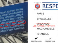« Remerciements » à l'UEFA pour l'hommage rendu aux victimes de l’attaque terroriste d’Istanbul  et « des autres attentats »