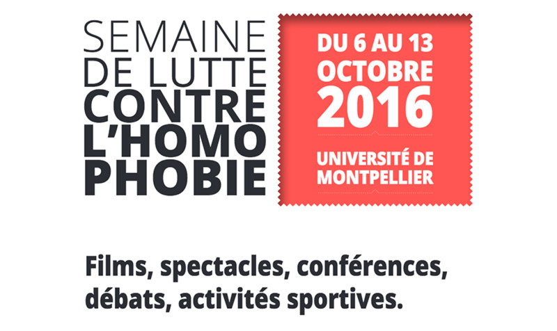 L’Université de Montpellier inaugure la première édition de sa semaine de lutte contre l'homophobie