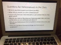 Une universitaire interpelle ses étudiants hétérosexuels avec des questions auxquelles sont confrontées les LGBT