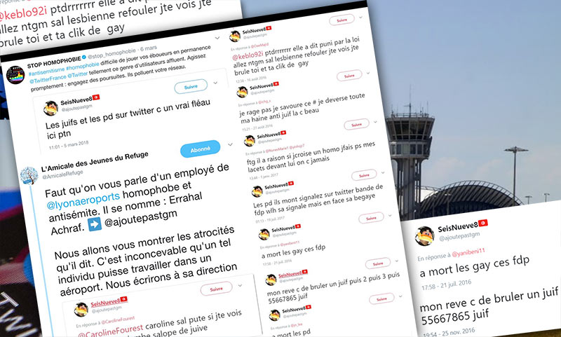 Appel à la violence homophobe : Mousse et Stop Homophobie portent plainte contre un employé de l’aéroport de Lyon