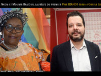 L'avocate camerounaise Alice Nkom et son confrère tunisien Mounir Baatour, lauréats du premier Prix IDAHOT 2018 « Pour la Liberté »