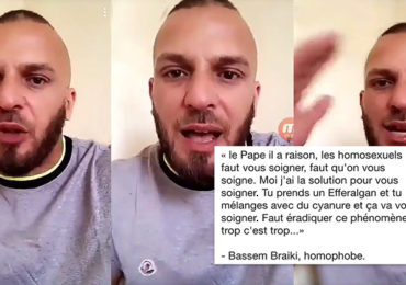 Du « cyanure » pour les homos : Plainte contre le blogueur Bassem Braiki pour incitation au meurtre (VIDEO)