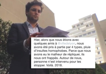 Agression homophobe à Lyon : ouverture d'une enquête interne après la non-intervention de la police (VIDEO)