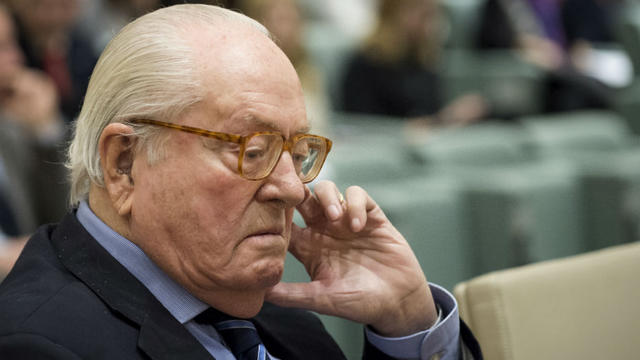 L’ancien président du Front National, Jean-Marie Le Pen, condamné pénalement pour ses propos homophobes