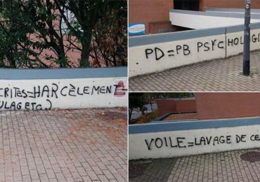 Villeneuve-d’Ascq : des graffitis homophobes, islamophobes et anticommunistes sur le campus de Pont de Bois