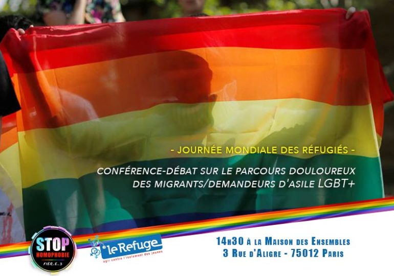 Paris : conférence-débat sur le parcours douloureux des migrants/demandeurs d'asile LGBT+