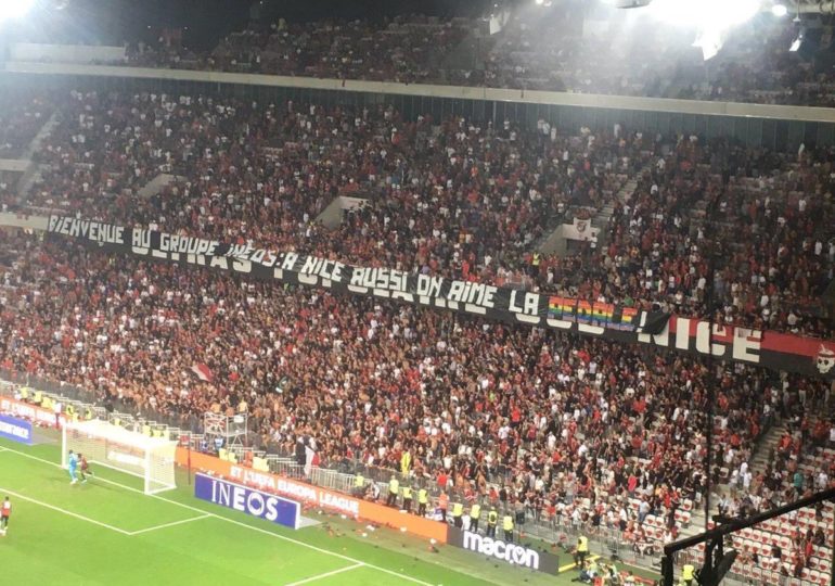Ligue 1 : ouverture d'une enquête après les banderoles et chants homophobes lors du Nice-OM (VIDEO)