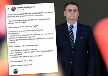 Selon Jair Bolsonaro, « l'OMS encourage les enfants à la masturbation et à l'homosexualité »
