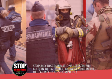 Police, armée, pompier : Stop aux exclusions liées au VIH !